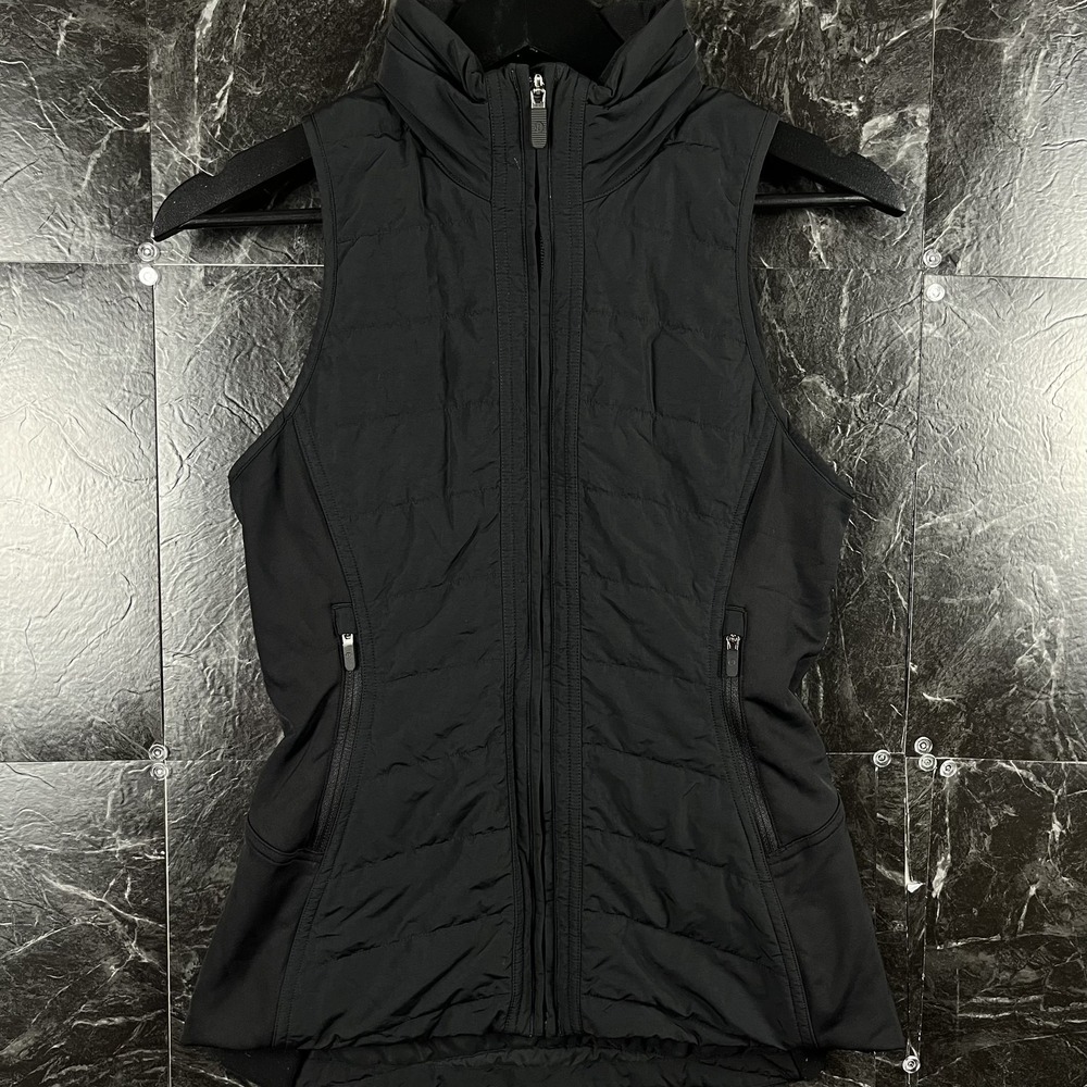Lululemon Women's Black Puff Another Mile Vest Size 4